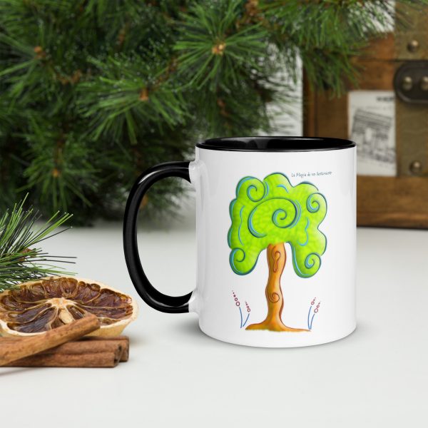 Taza "Seamos Árboles" de Cerámica Inspirada en la Naturaleza - Imagen 2