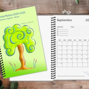 Agenda Diaria 2024-2025 Raíces: Planificación Inspirada para un Año Escolar y Emprendedor