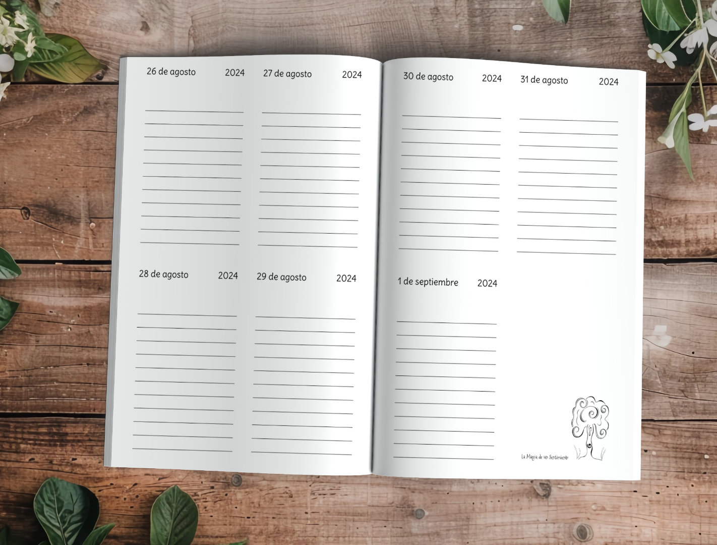 Agenda Semanal de Año Escolar 2024-2025 "Raíces de La Magia de un Sentimiento" - Imagen 4