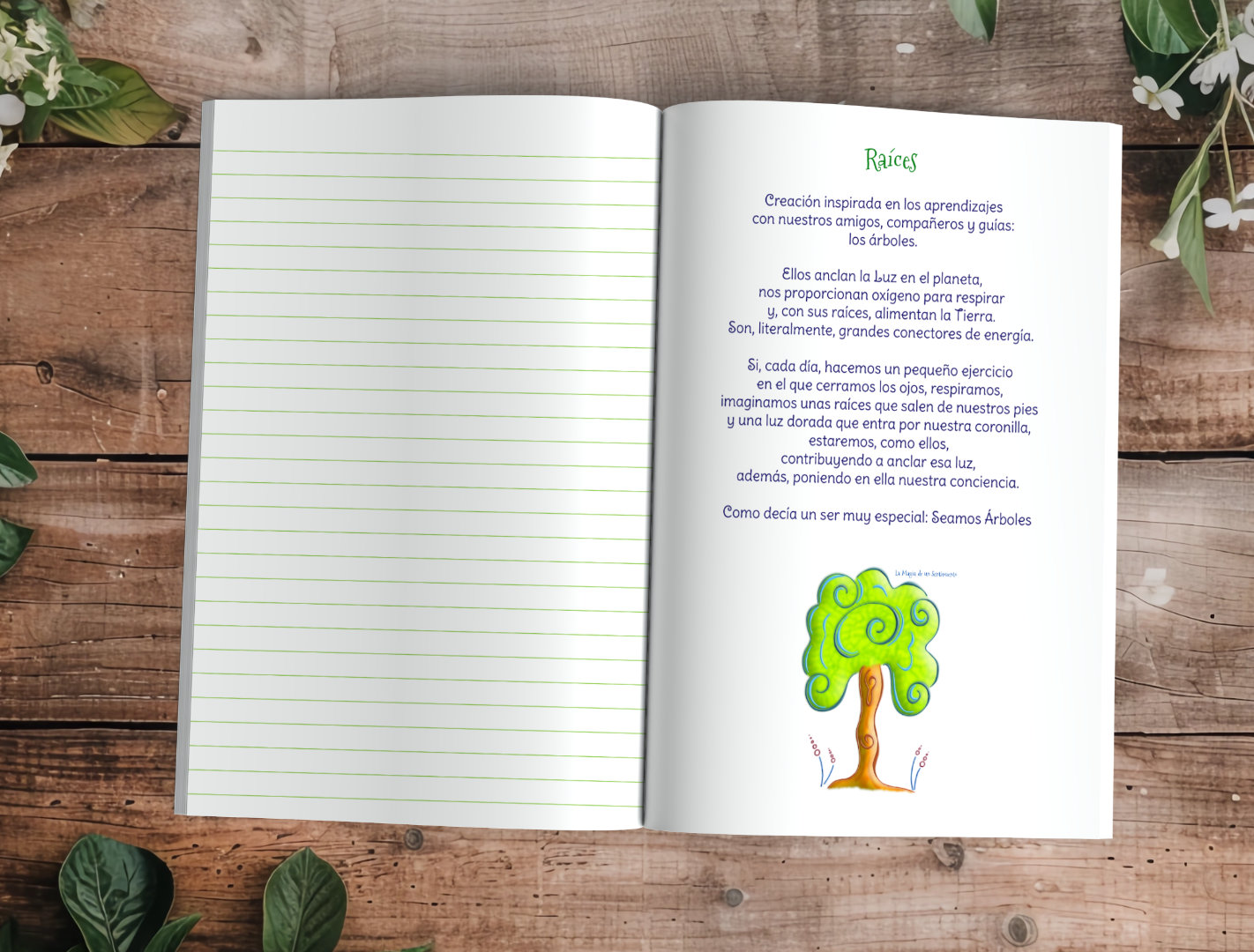Cuaderno decorado y con mensajes Raíces - Imagen 6