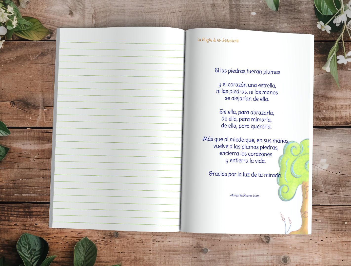Cuaderno decorado y con mensajes Raíces - Imagen 5