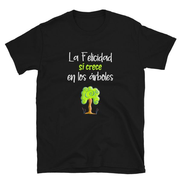Camiseta "La Felicidad sí crece en los árboles". Colección Raíces. - Imagen 2