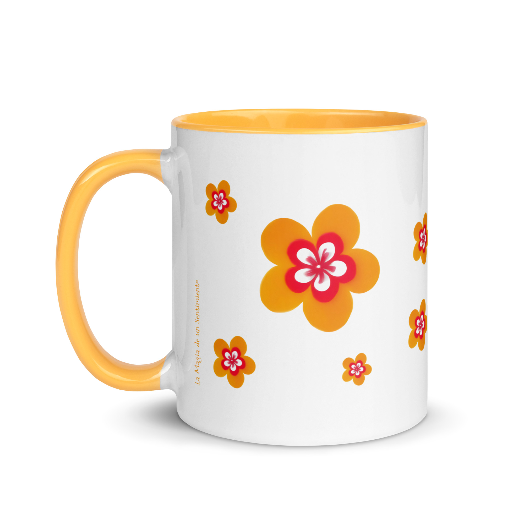 Taza Flor Naranja "Only Sweetness Allowed" para amantes de las flores y la alegría - Imagen 3