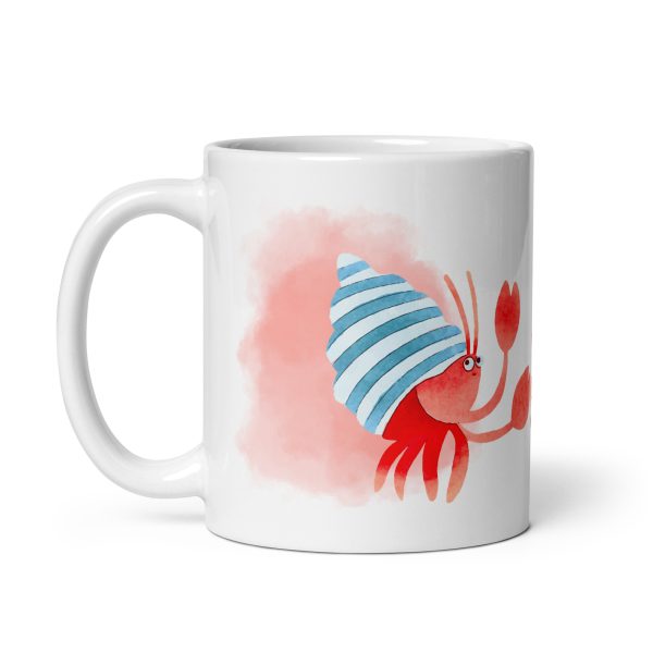 Taza Brillante con Colorido Cangrejo y Coral - Imagen 3