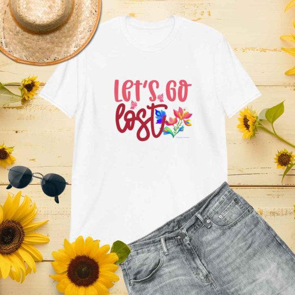 Camiseta "Let's Go Lost" de la Colección Flores del Campo - Imagen 2