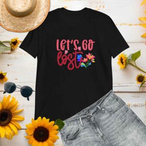 Camiseta "Let's Go Lost" de la Colección Flores del Campo