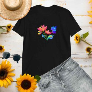 Camiseta con el diseño original de la Colección Flores del Campo
