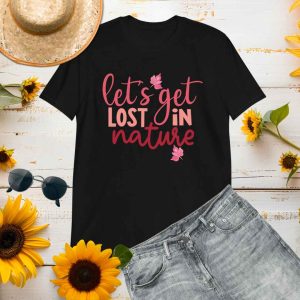 Camiseta "Let's Get Lost In Nature" de la Colección Flores del Campo