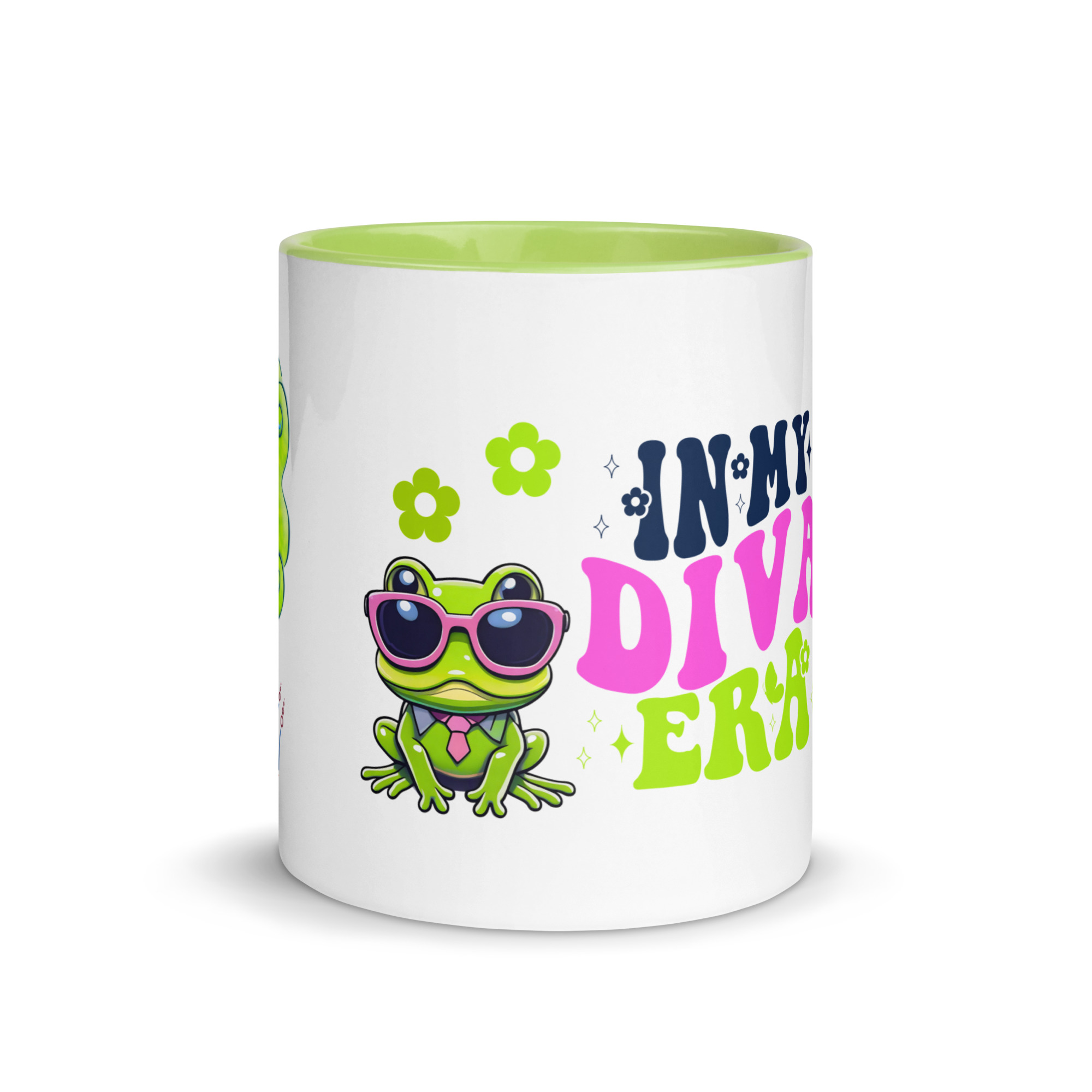 Taza "In My Diva Era" divertida para amantes de los árboles y las ranas - Imagen 5