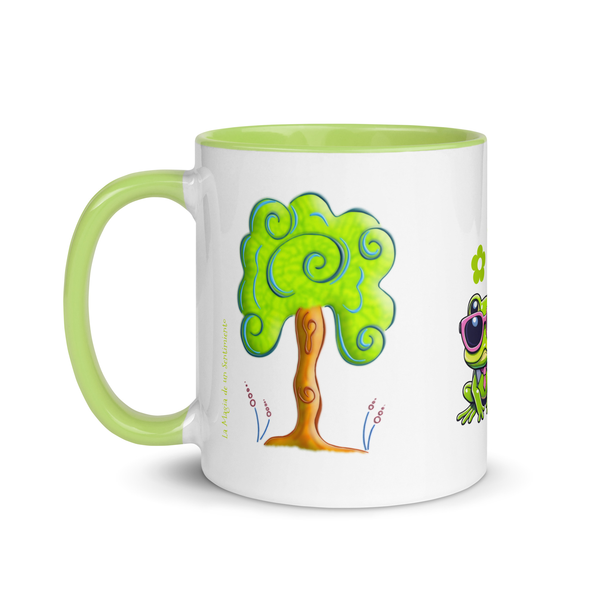 Taza "In My Diva Era" divertida para amantes de los árboles y las ranas - Imagen 4