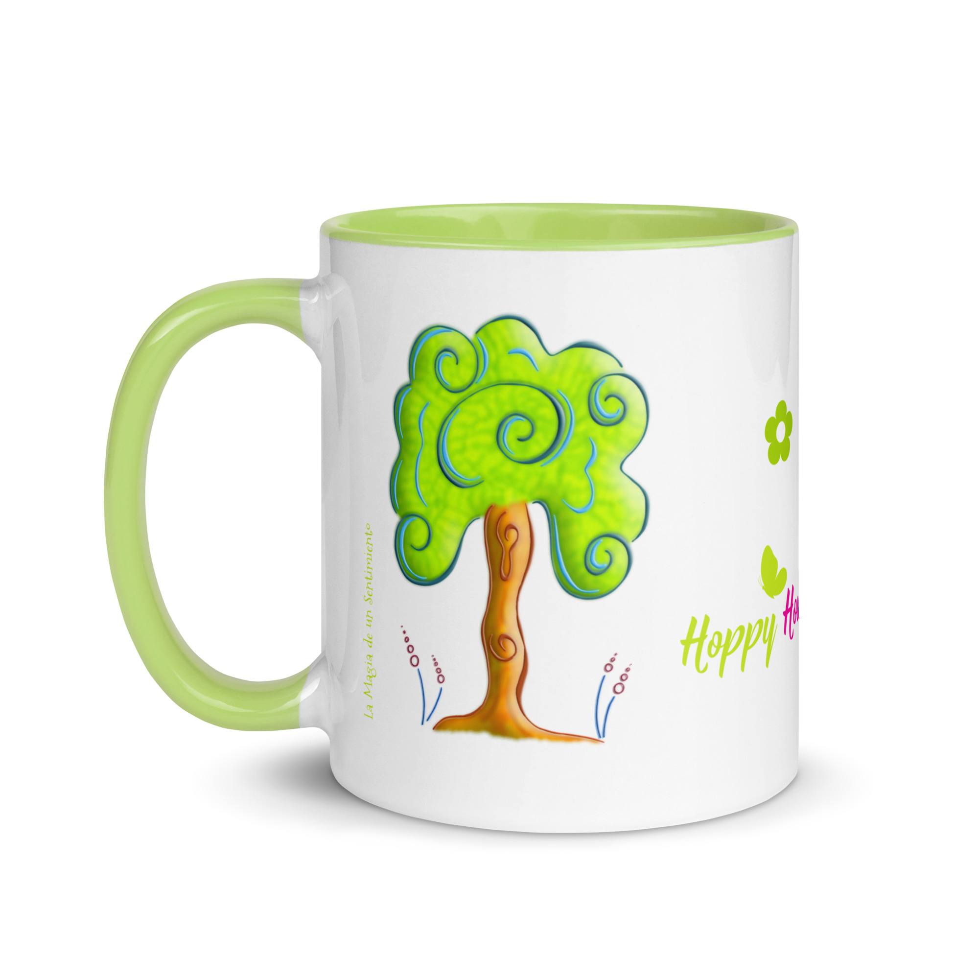 Taza "Hoppy Hour!" divertida para amantes de los árboles y las ranas - Imagen 5