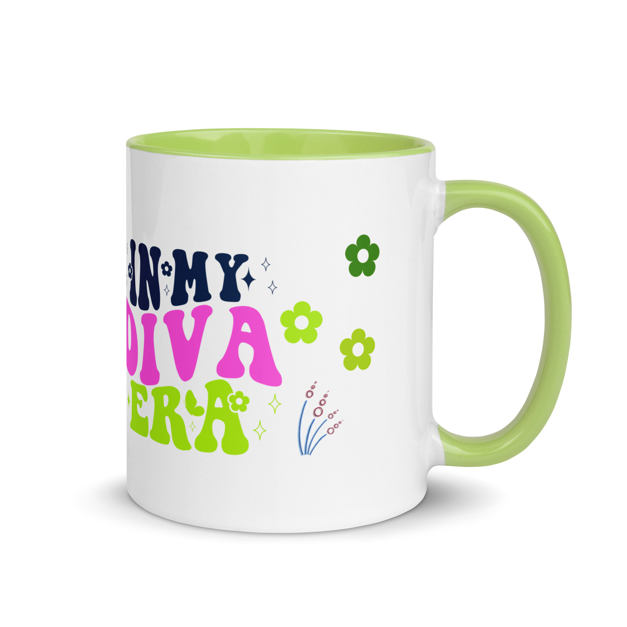 Taza "In My Diva Era" divertida para amantes de los árboles y las ranas - Imagen 3