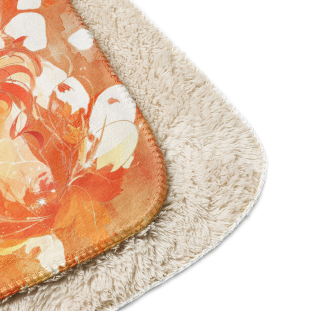 Manta mullida Sueños de otoño con árboles y chica de fantasía - Imagen 6