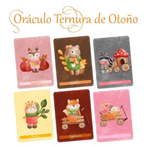 Oráculo Ternura de Otoño + Cuaderno | Digital para Imprimir | Cartas para Sanación, Crecimiento Personal y Bienestar Emocional | Lecturas