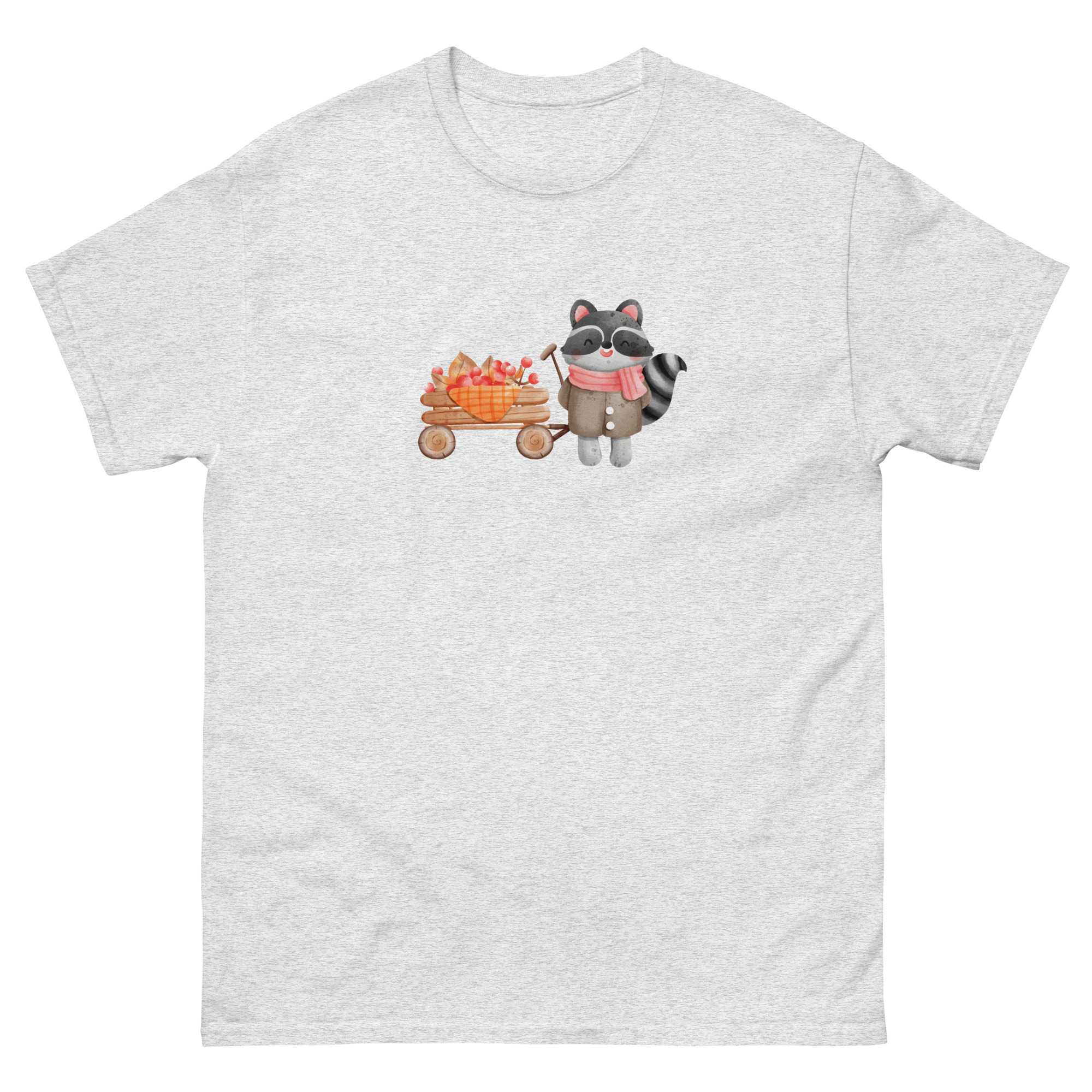 Camiseta con bonito diseño un bonito mapache con un carrito de bayas - Imagen 12