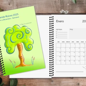 Agenda Semanal 2025 Raíces: Planificación Inspirada para tu nuevo Año