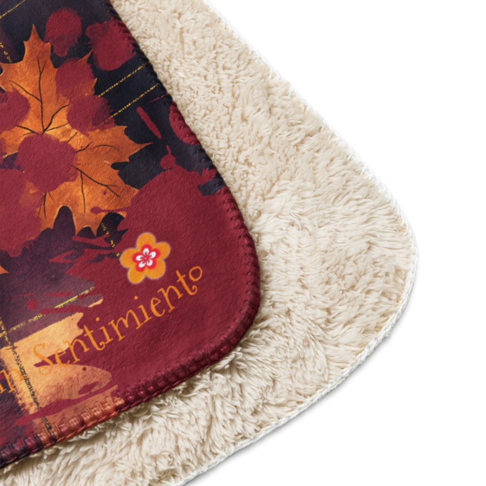 Manta de Elevación con Cuadros Burdeos y Manchas de creatividad ambar - Imagen 7