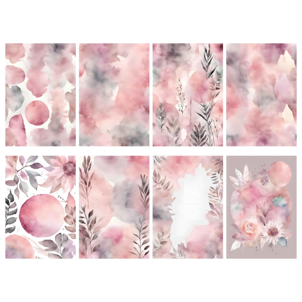 Fondos Acuarela Boho Pastel Rosa - Colección Abstracta Primaveral - Imagen 4