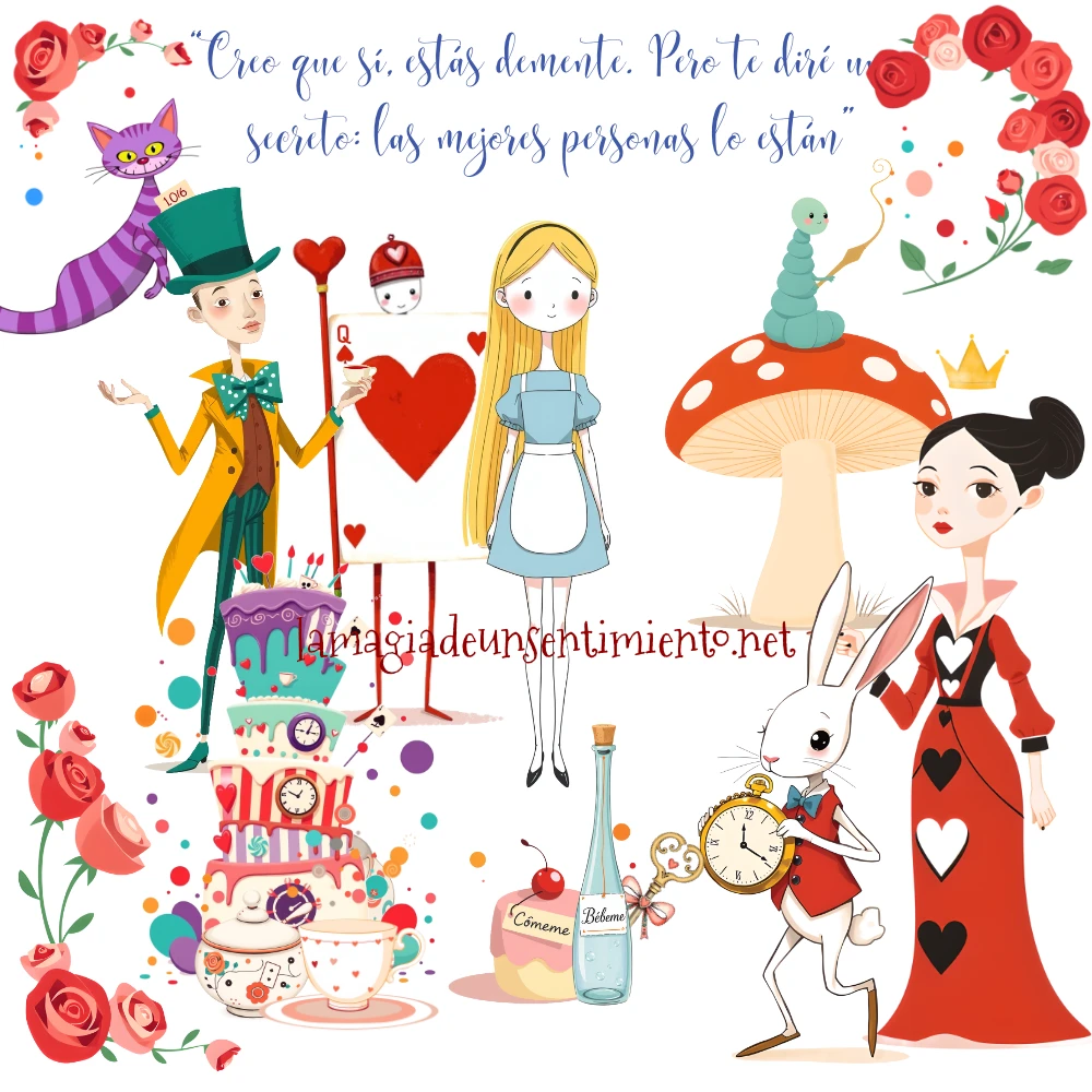 Agenda Alicia en el País de las Maravillas 2026 – Digital e Imprimible - Imagen 6