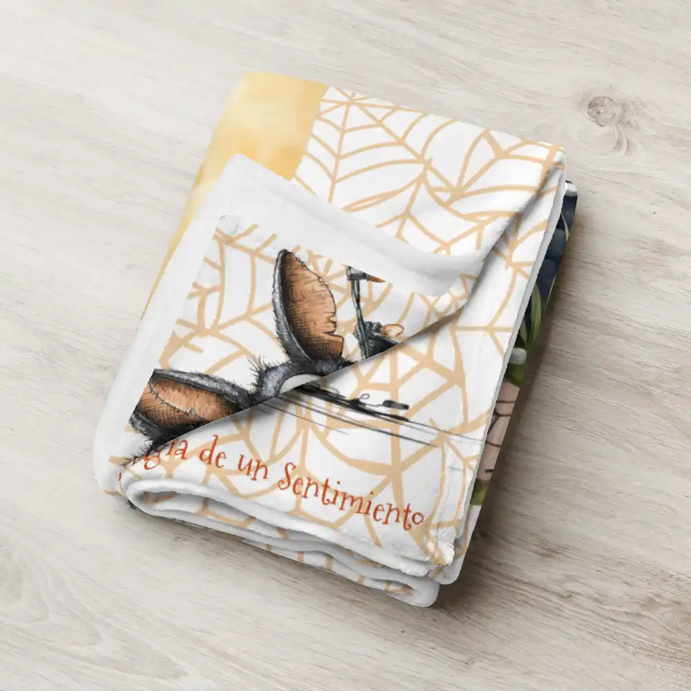 Manta polar de Halloween con divertido diseño de oveja esqueleto, mapache en un caldero, murciélagos y telas de araña - Imagen 4