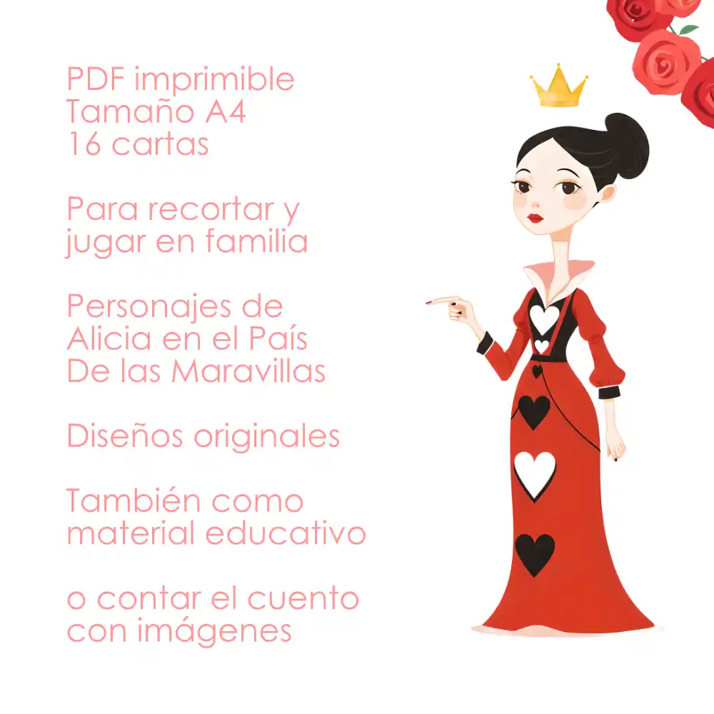🌺 Juego de Memoria – Alicia en el País de las Maravillas 🌺 - Imagen 2